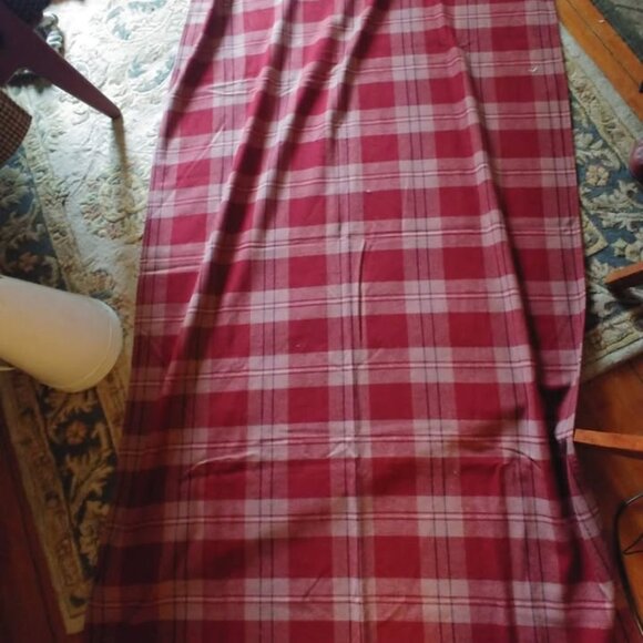 Air Canada Plaid Tartan Throw Blanket 40" x 70" Business First Class Wool or Ble - Picture 2 of 4